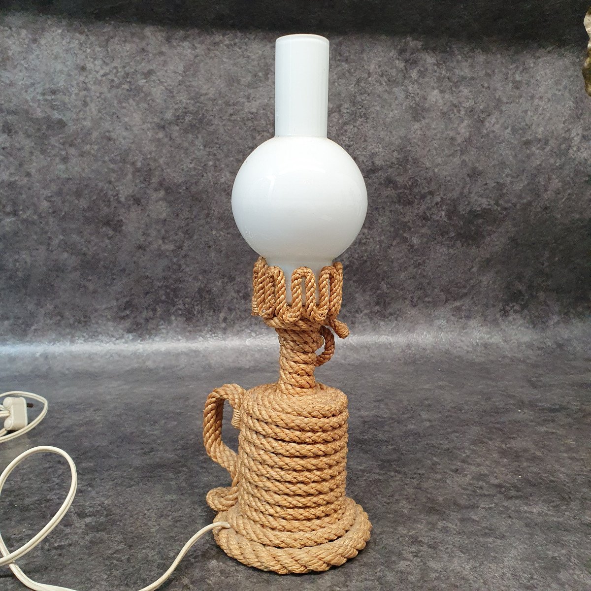 Rare Lampe Audoux Minet-photo-3