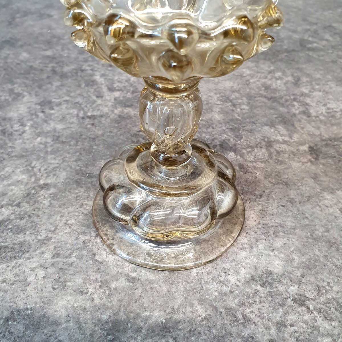 Rare Verre Soufflé d' Ernest Léveillé XIX ème-photo-4