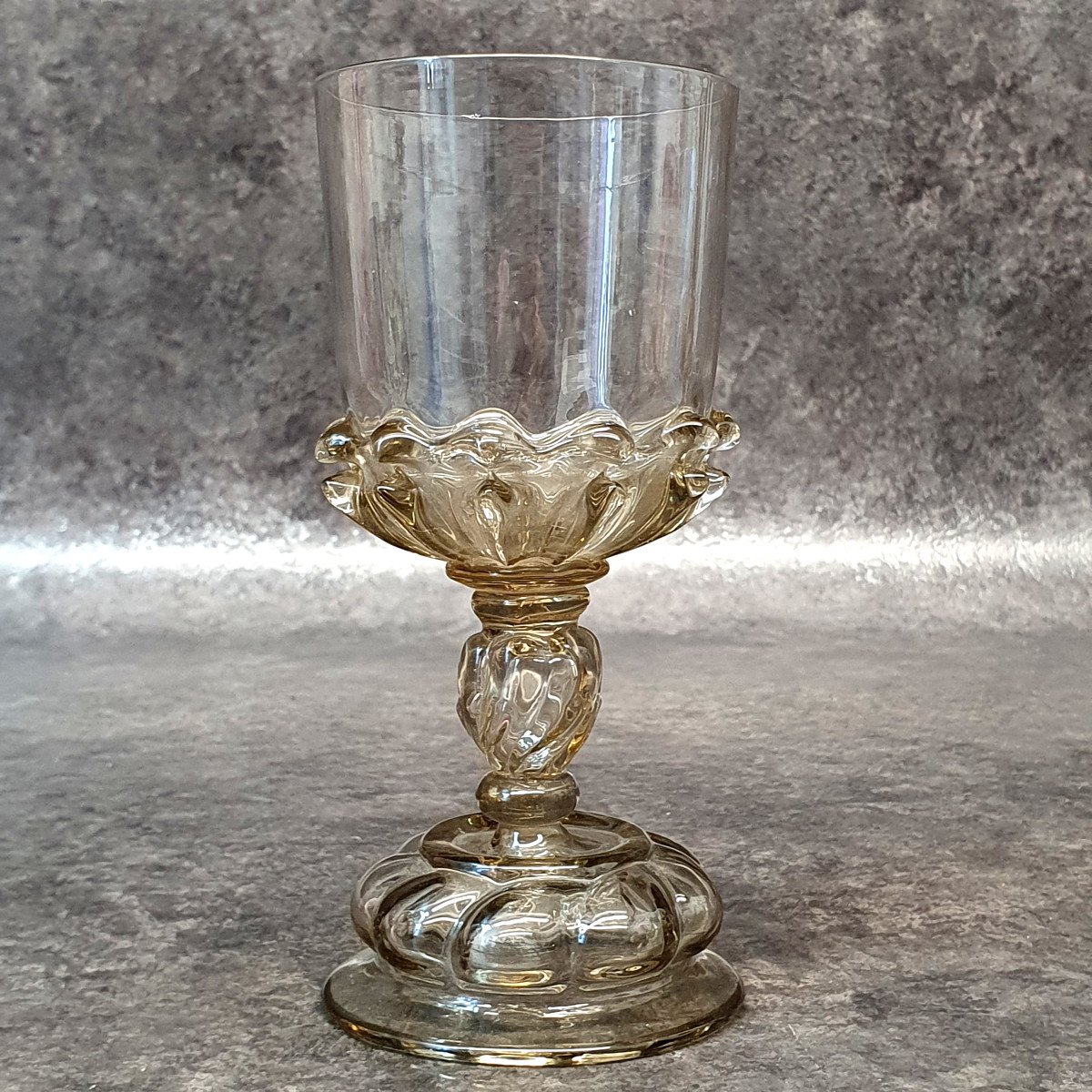 Rare Verre Soufflé d' Ernest Léveillé XIX ème