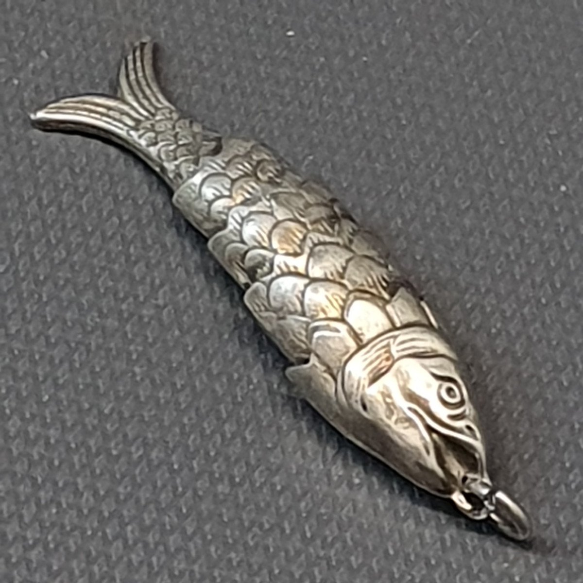 Sterling Silver Fish Charm-photo-2