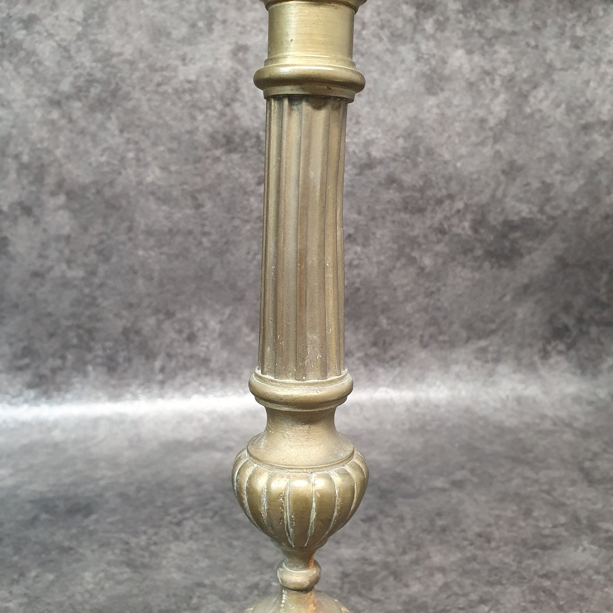 Pair Of 19th Century Religious Candlesticks-photo-3