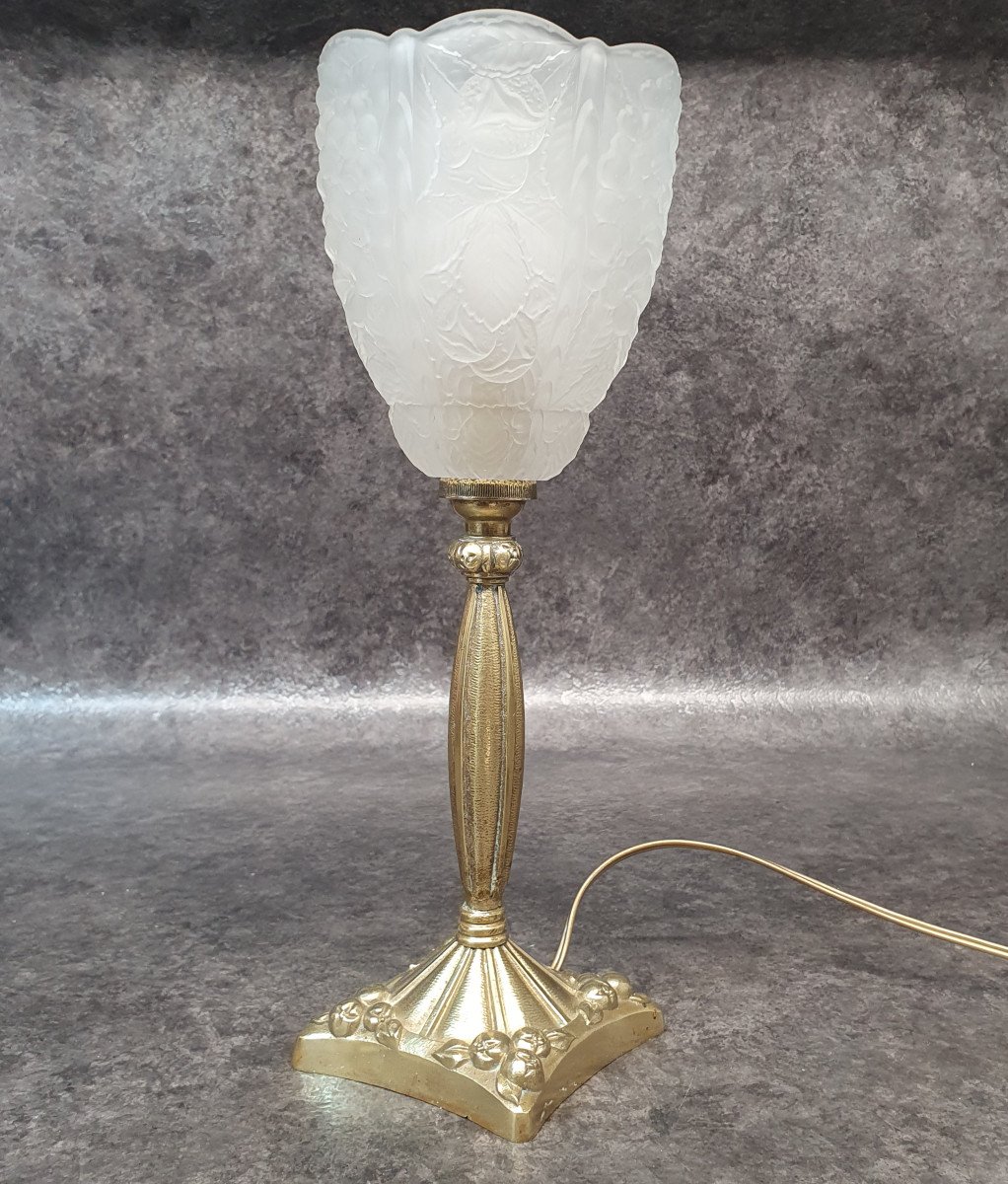 Art Deco Bronze Lamp