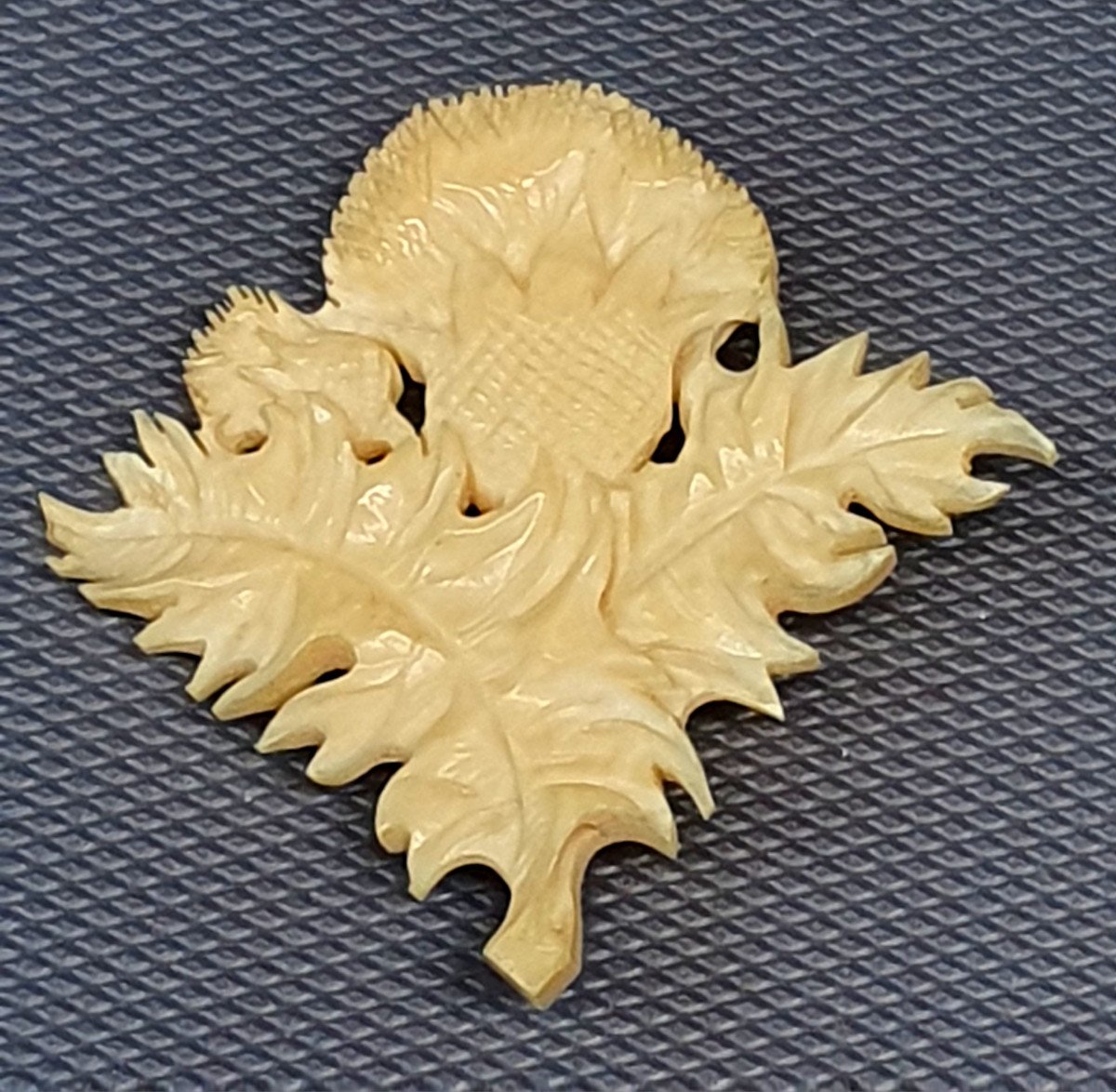 Art Nouveau Thistle Brooch