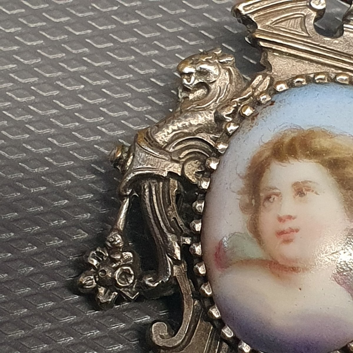 Broche Cadre Photo Et Porcelaine-photo-6