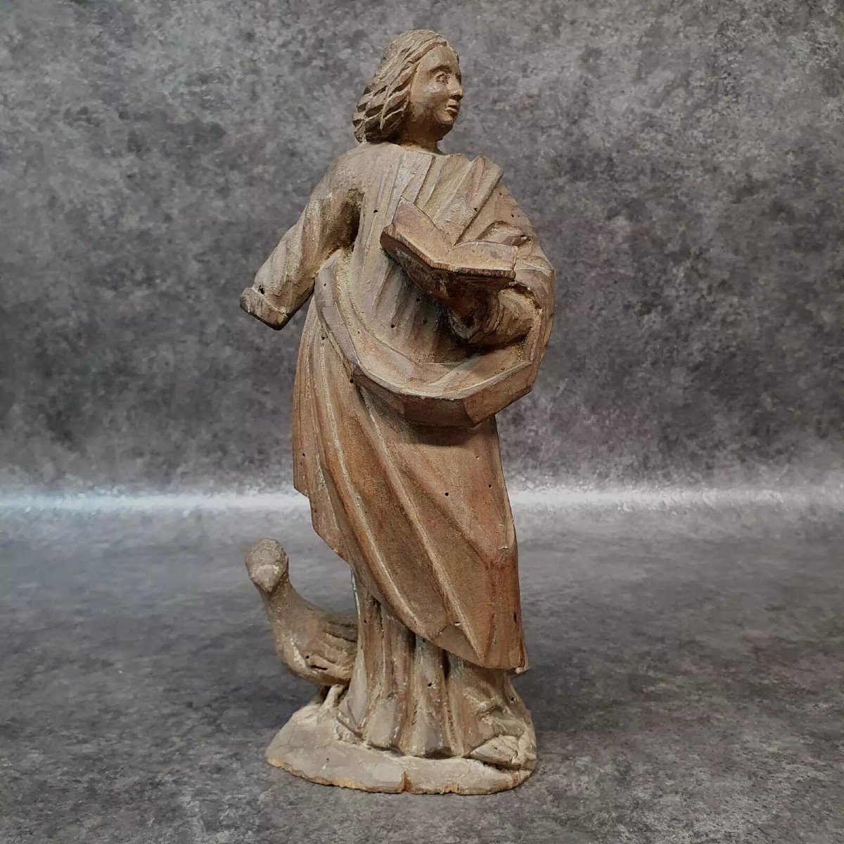 Saint In Wood