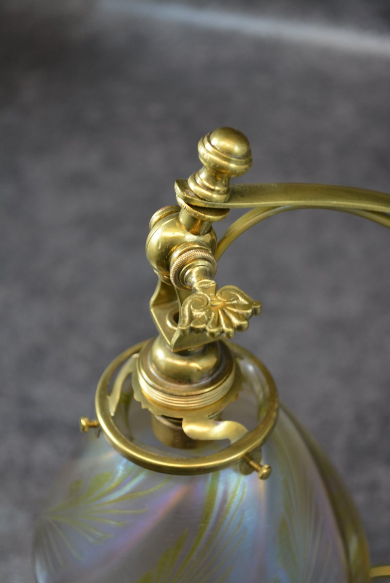 Lampe Art Nouveau Loetz -photo-3