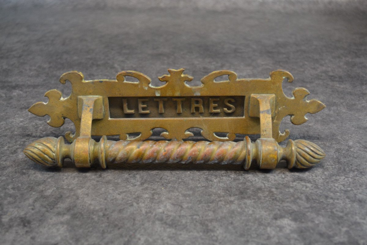 BRASS Porte-lettres 2 compartiments bronze