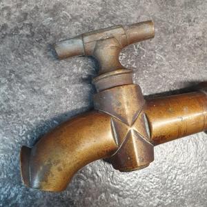 Old Large Bronze Faucet