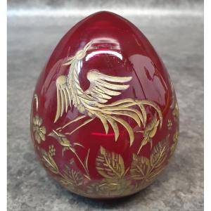 Golden Glass Egg