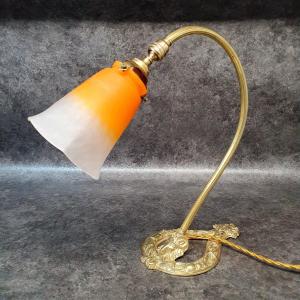 Lampe En Bronze Schneider