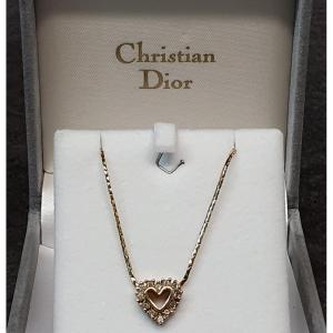 Christian Dior Heart Necklace