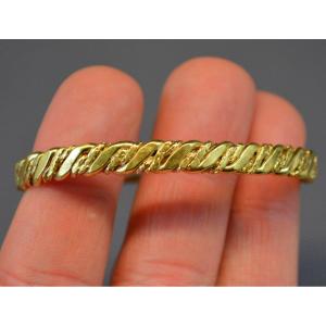 Bracelet Moderniste Plaqué Or