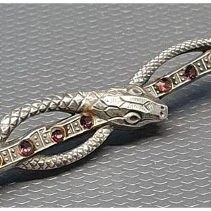 Art Deco Snake Brooch