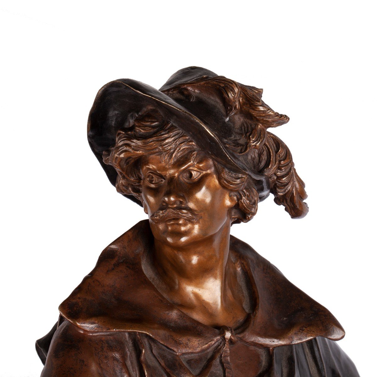 Sculpture en bronze de "don César de Bazan" par Emile PICAULT (1833-1915)-photo-4