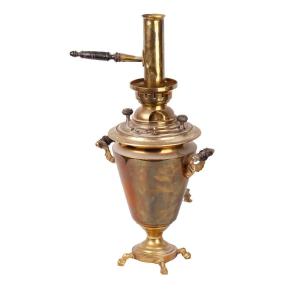 Proantic: An Ultra Rare Brass Samovar With A Different System Than Usu