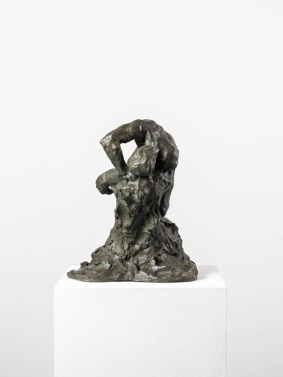 Nu masculin, sculpture en bronze – « ESCLAVE III » – Guy Le Perse-photo-3