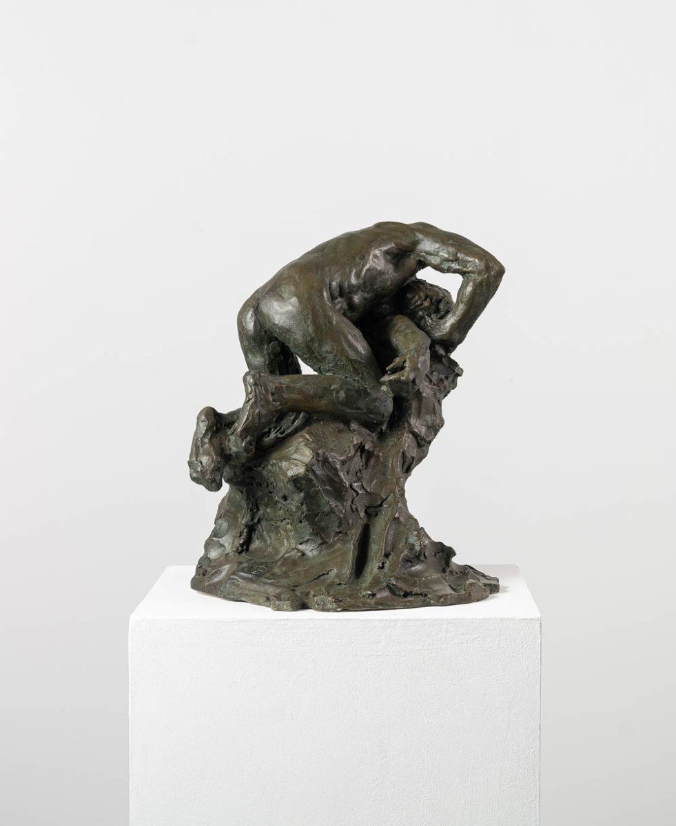 Nu masculin, sculpture en bronze – « ESCLAVE III » – Guy Le Perse-photo-4