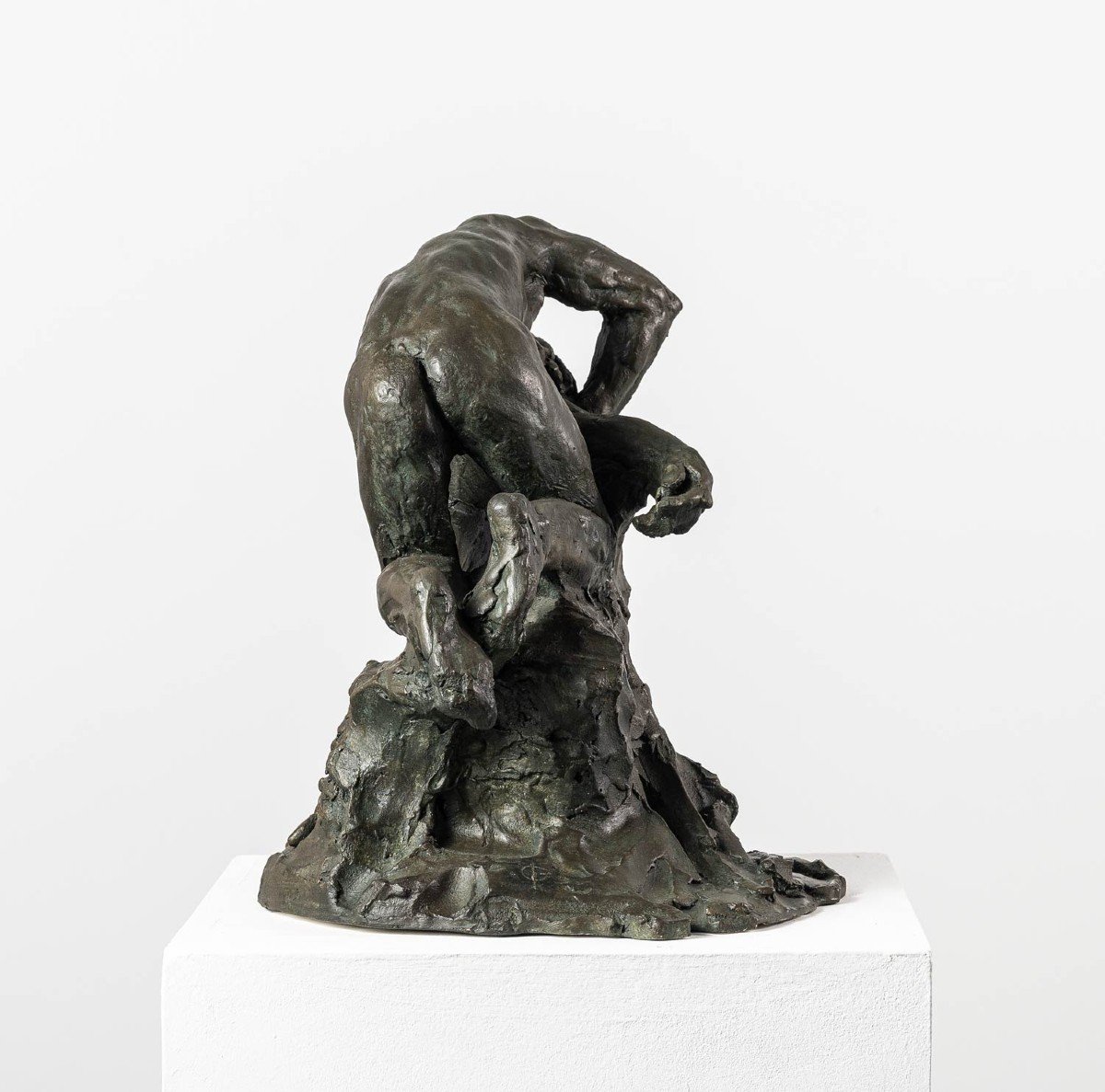 Nu masculin, sculpture en bronze – « ESCLAVE III » – Guy Le Perse-photo-6