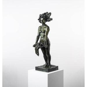 Nu féminin - Salomé - Statue En Bronze