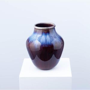 Flamed Covered Vase - Frédéric Kiefer