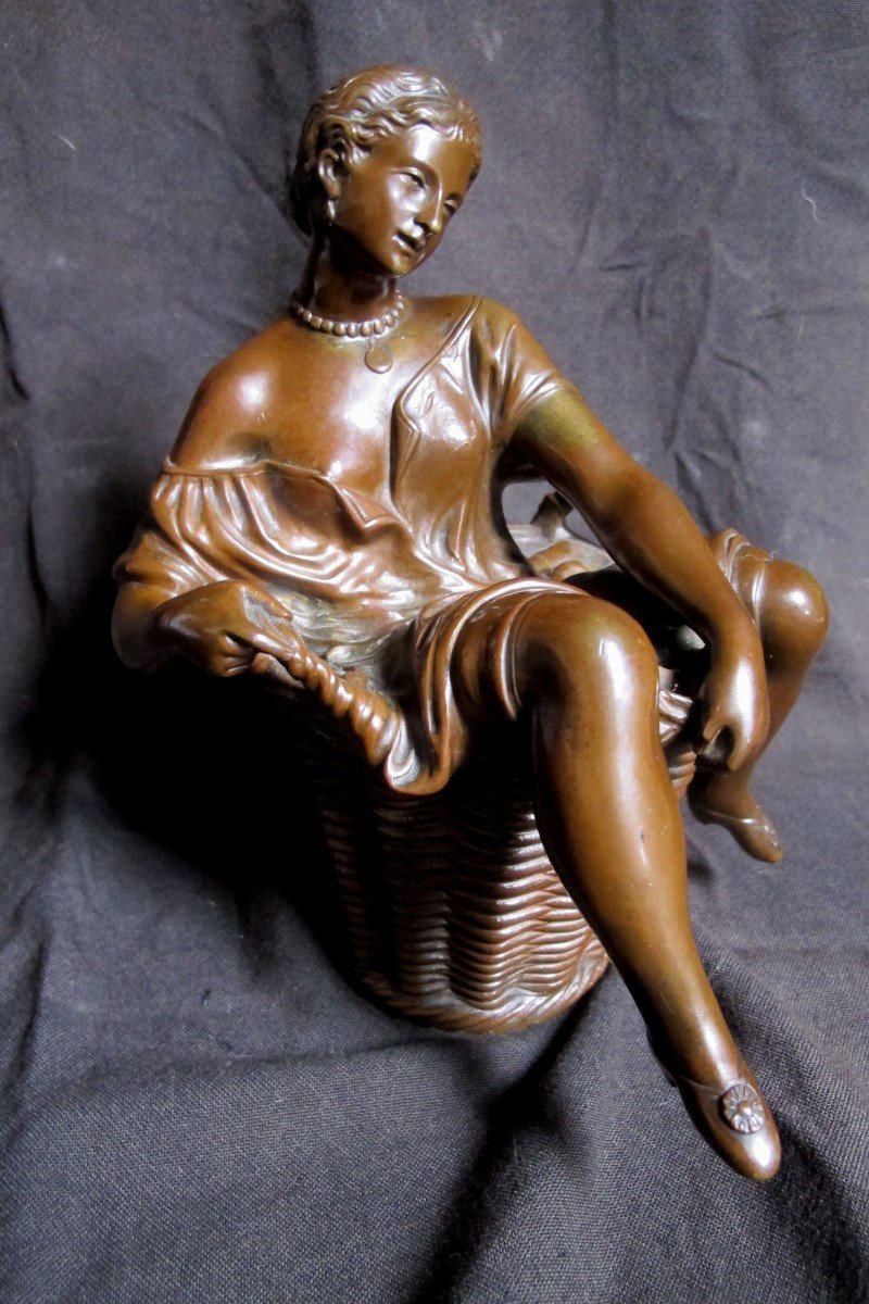 XIX Erotic Bronze The Washerwoman-photo-2