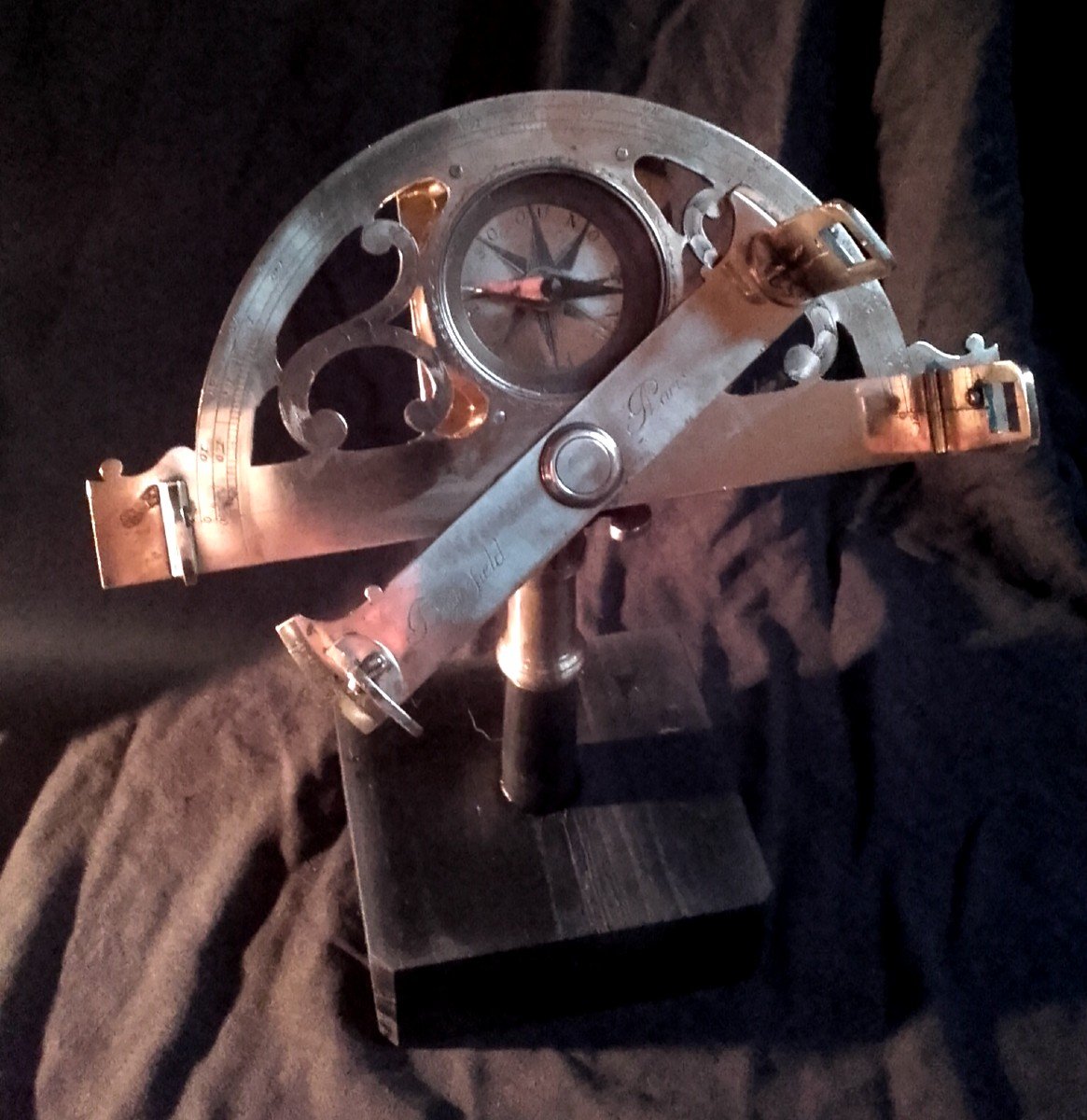 XVII Pinnule Graphometer By Butterfield In Paris 1635-1724-photo-3