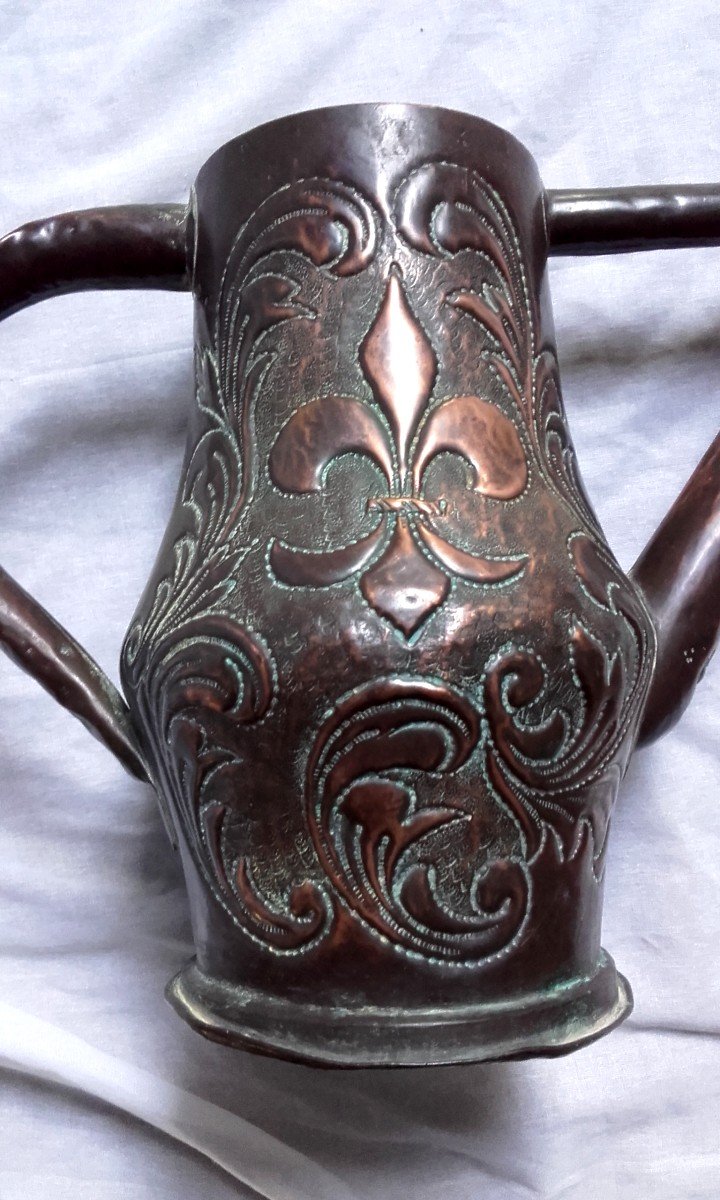 1774 Chateau De Marly Copper Watering Can -photo-4