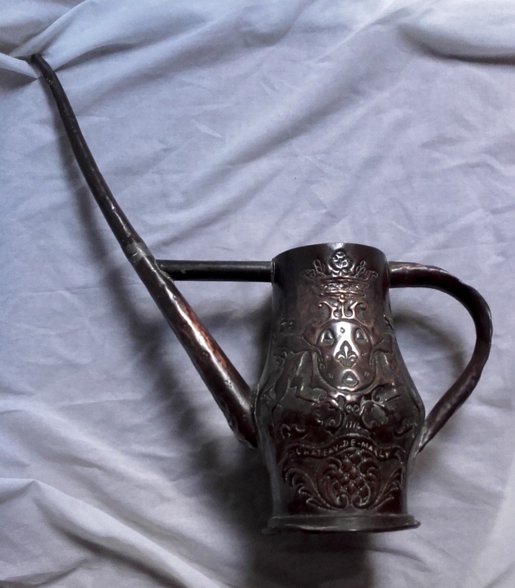 1774 Chateau De Marly Copper Watering Can -photo-8