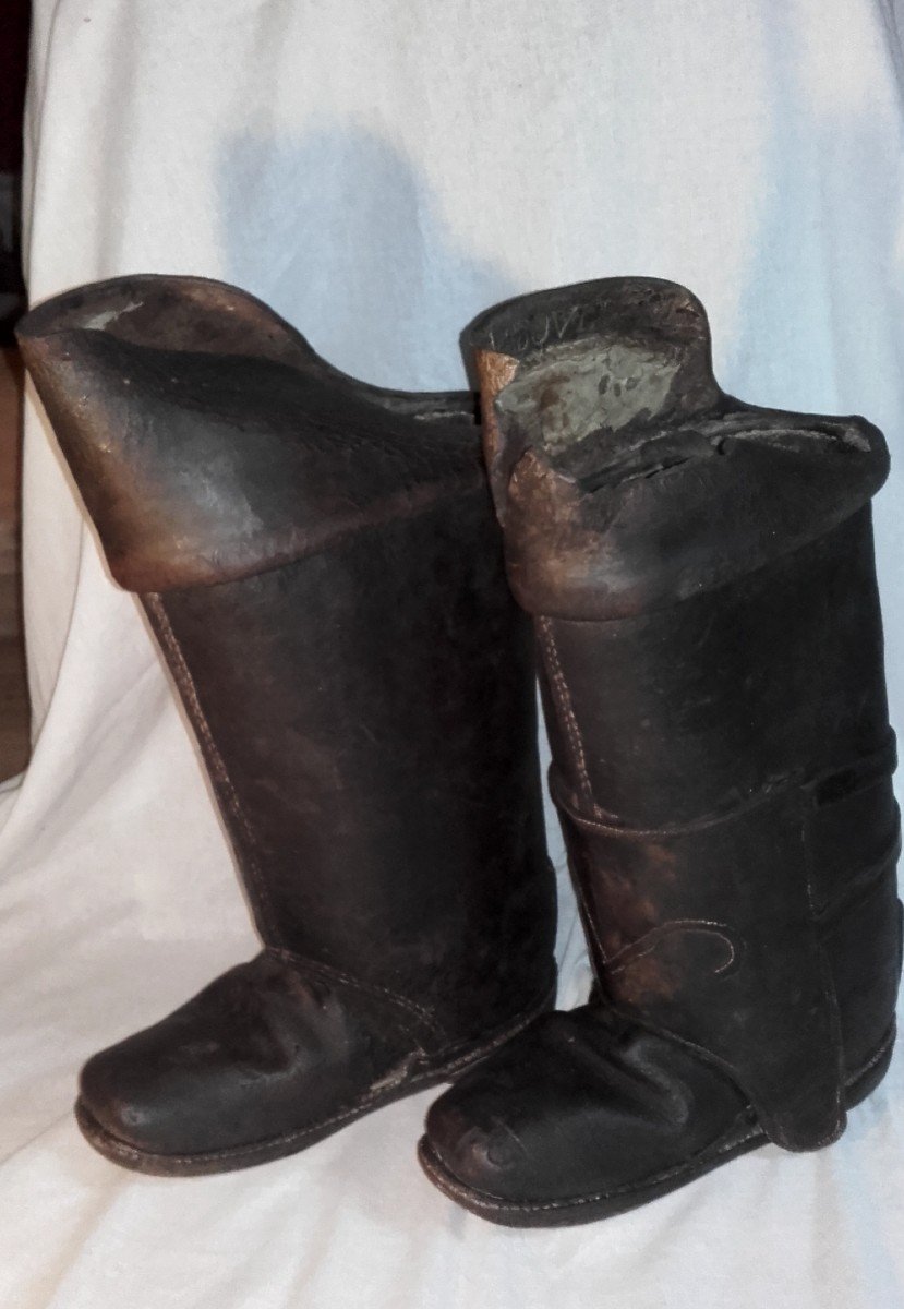 Paire De Bottes De Postillon -photo-4