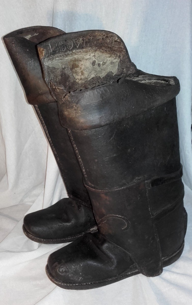 Paire De Bottes De Postillon -photo-2