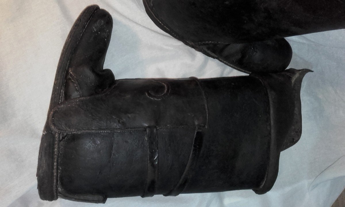 Paire De Bottes De Postillon -photo-5