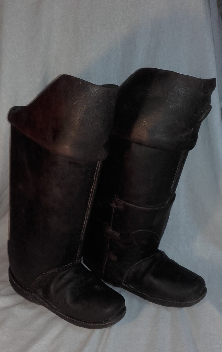 Paire De Bottes De Postillon 