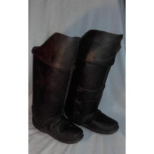 Paire De Bottes De Postillon 