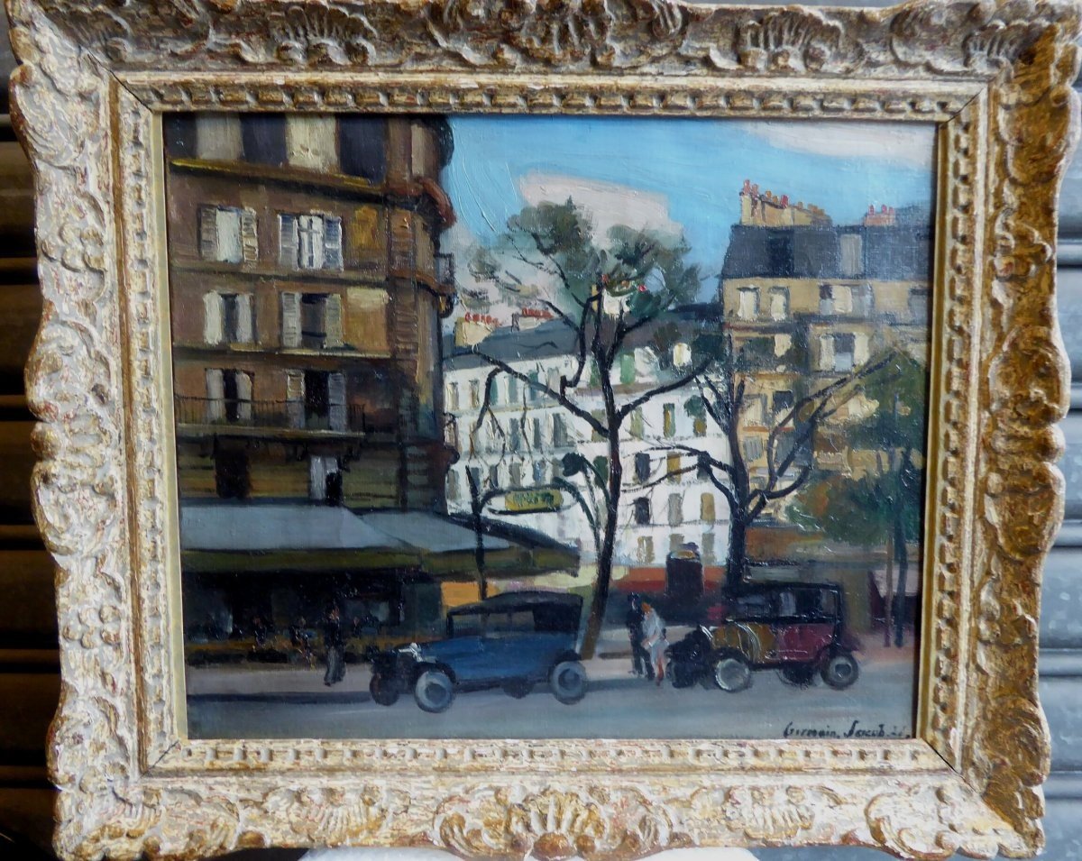 Place Maubert In Paris By Germain Jacob, 1926.