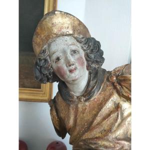 Baroque Angel Figure, Early 16th Century, Southern Bavaria.