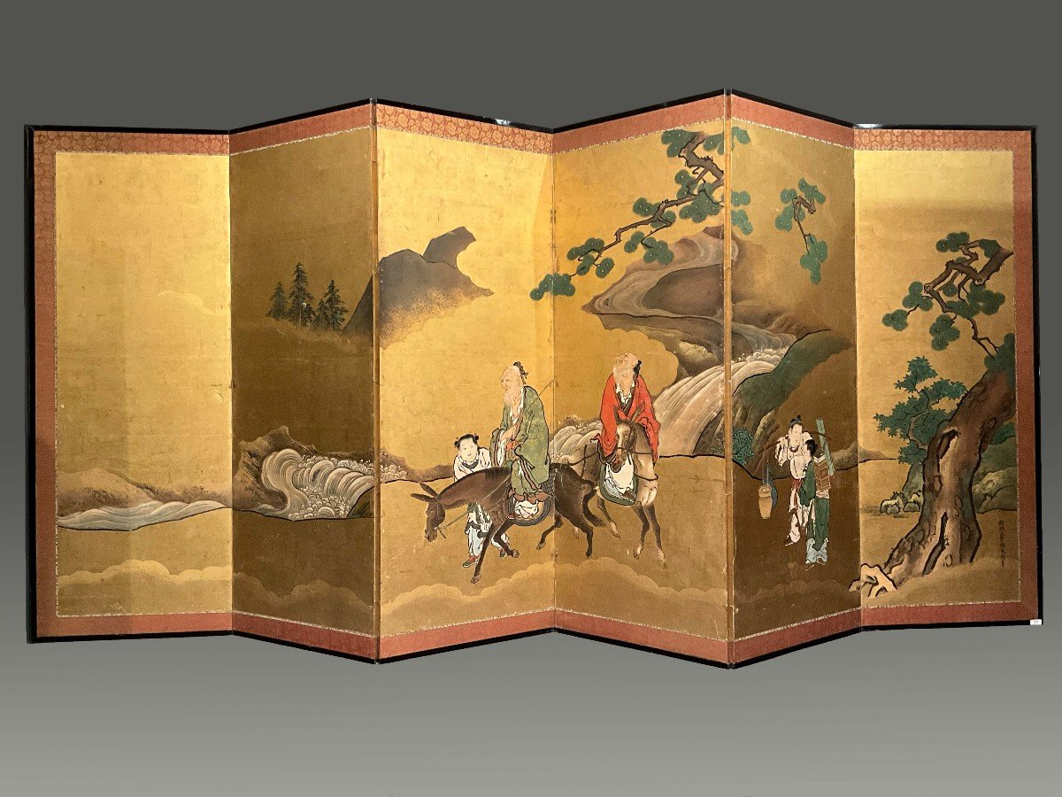 Japanese Screen 6 Panel Ju104