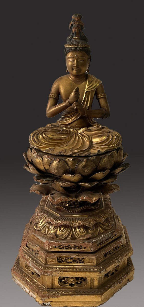 Golden Wooden Buddha