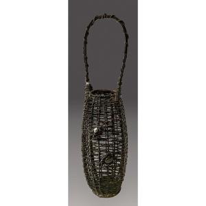 Japanese Bronze Basket - Ref: Jv060