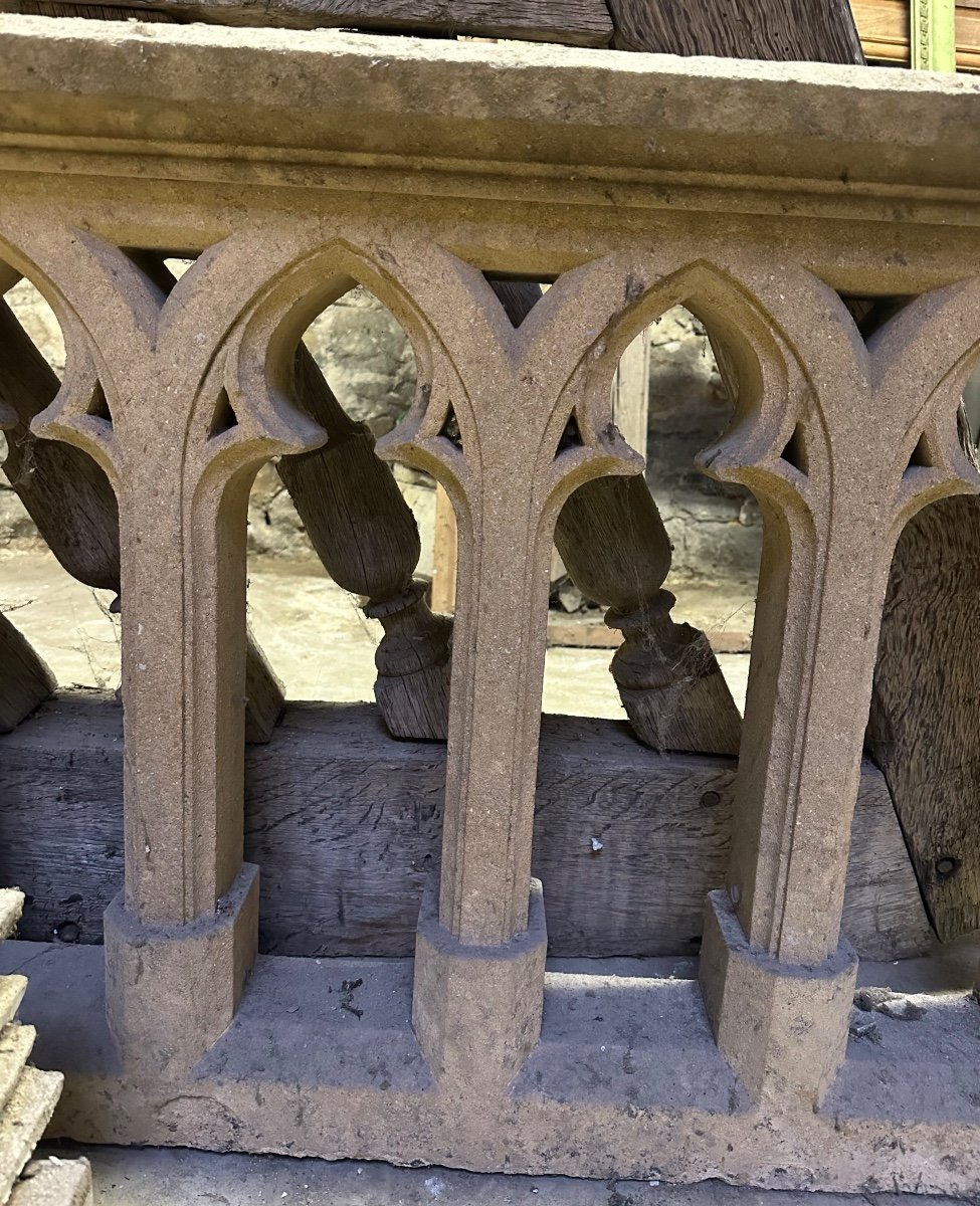 Balustrade Pierre Ouvragée