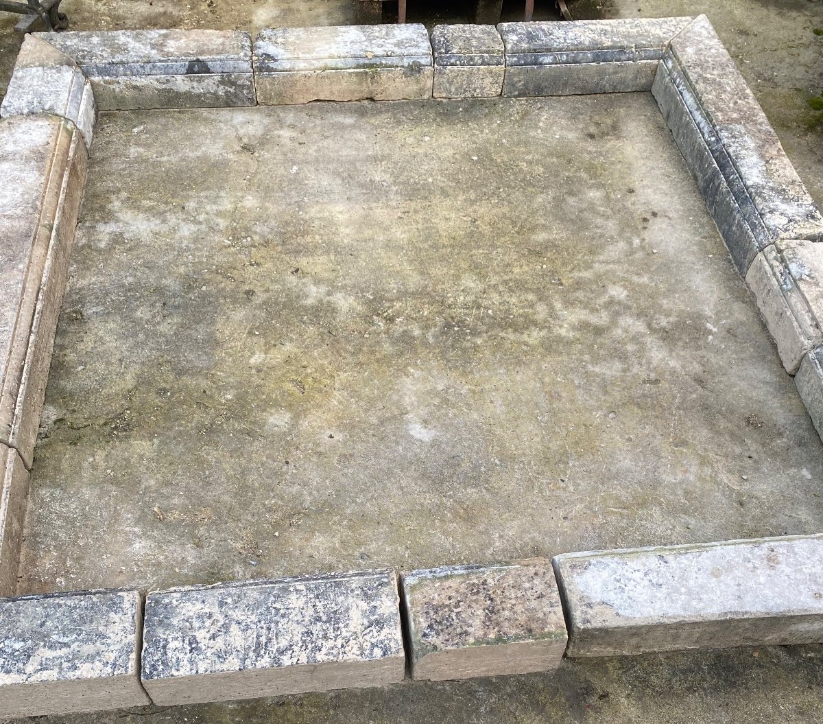 Square Stone Basin 