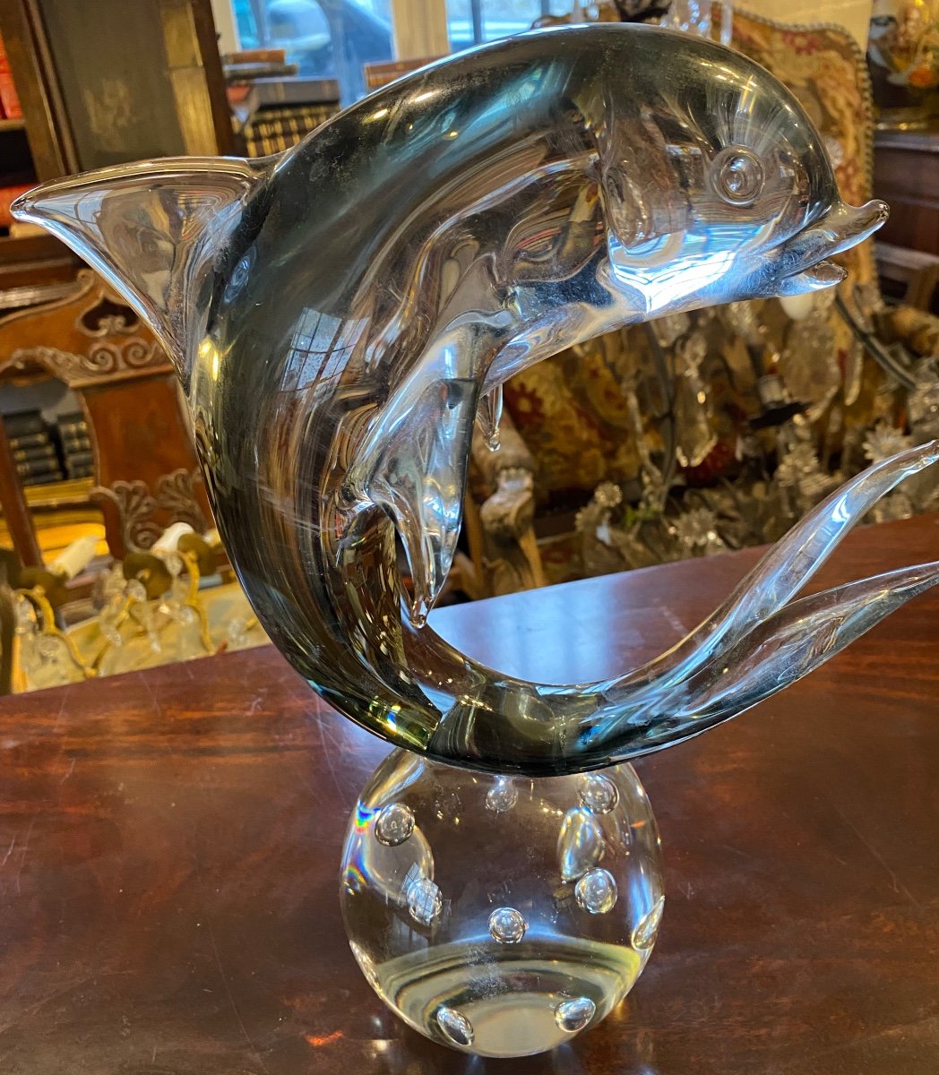 Murano Crystal Dolphin