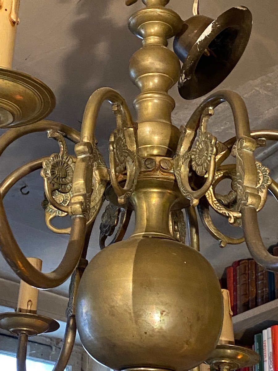 Dutch Lairon Chandelier With 8 Light Arms-photo-3