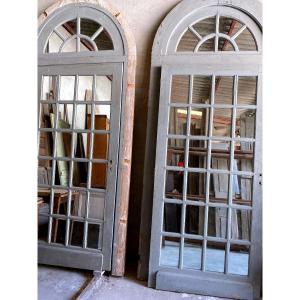 Pairs Of Arched Doors With Frame, Mirrors.