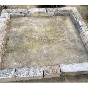 Square Stone Basin 