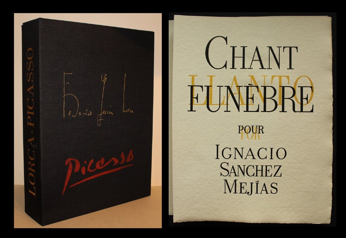 Picasso Garcia Lorca "funeral Song" 1/30 Ex. On Auvergne + Suites & Original Prints