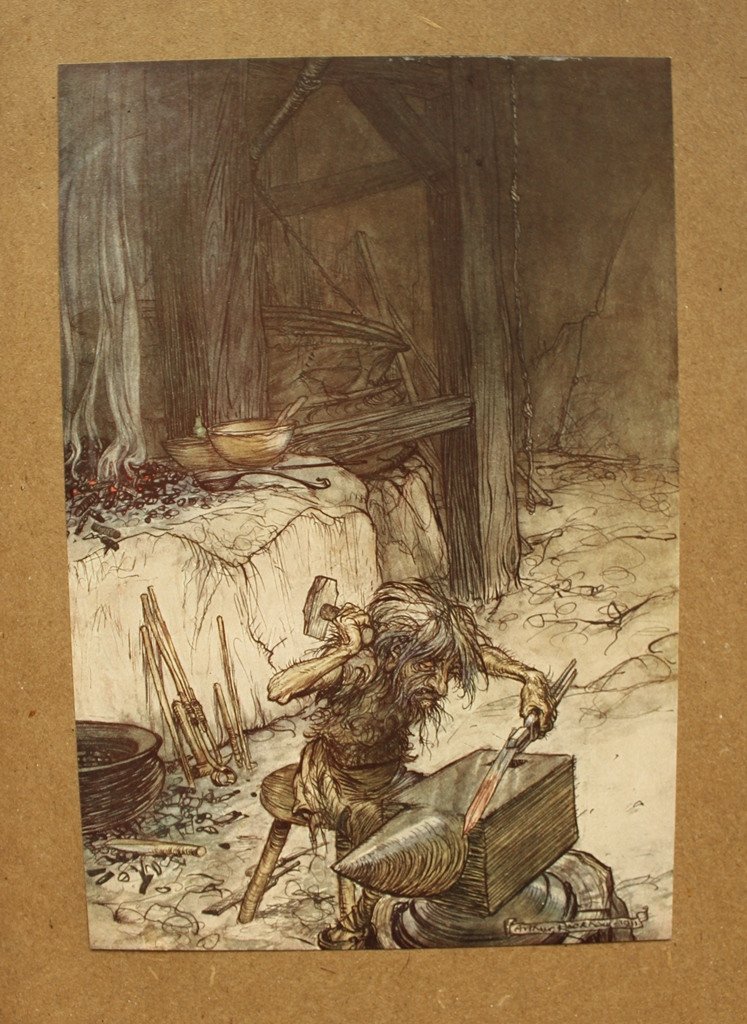 Richard WAGNER  "Siegfried & le Crépuscule des Dieux"  Ill. Arthur RACKHAM - 1/350 num. & signé-photo-3