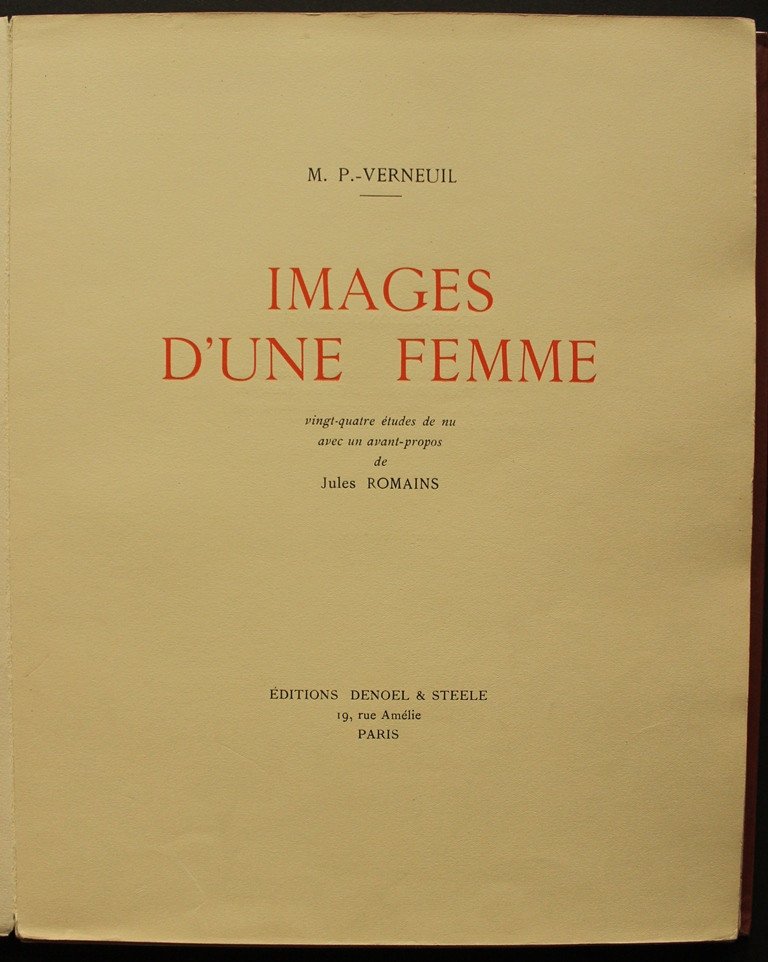 CURIOSA Photos Nu : Maurice Pillard VERNEUIL "Images d'une Femme" 24 pl. tirage limité & num.-photo-3