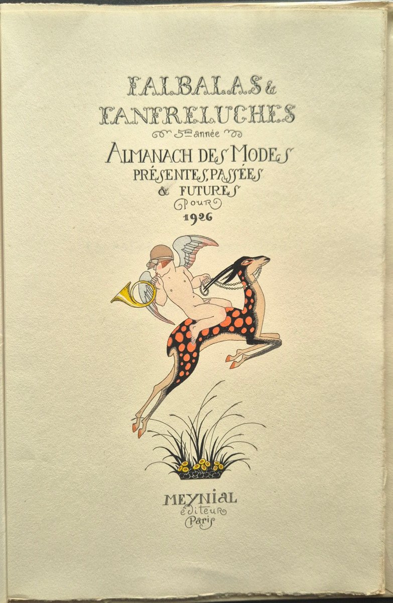 George Barbier "falbalas & Fanfreluches" 1926 Rare Complete Almanac Of 12 Art Deco Stencils-photo-4