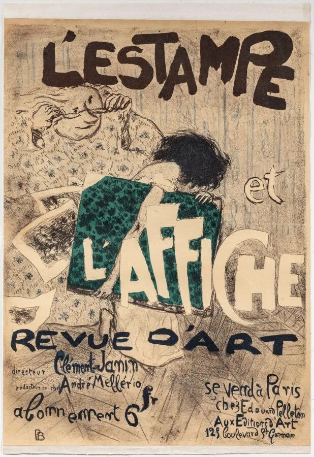 Pierre BONNARD "L’Estampe et l’Affiche, revue d’art" Affiche originale lithographie 1897