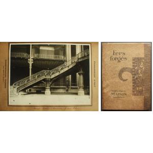 Catalog Establishments Maison Le Rincey (10) Wrought Iron 22 Original Photographs 1925